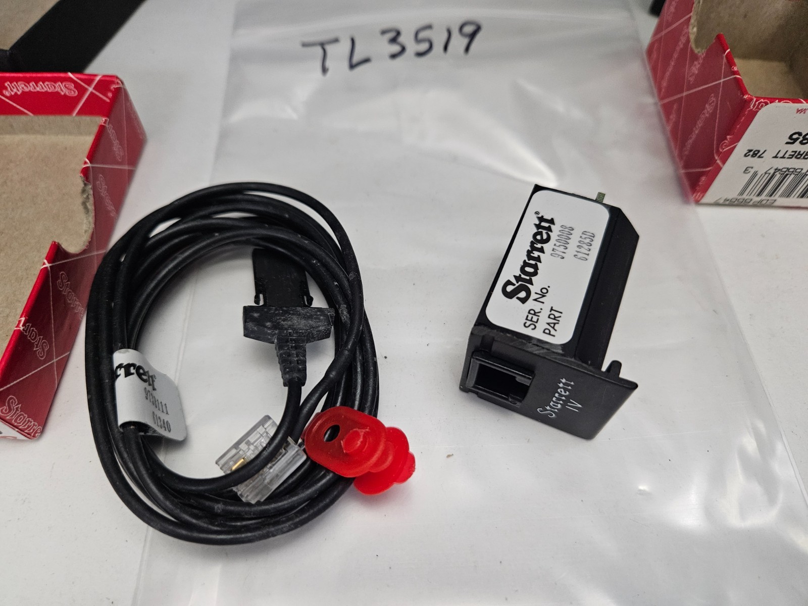 STARRETT #PT61285 CABLE & MODULE 782 W/BOXES (TL3519)