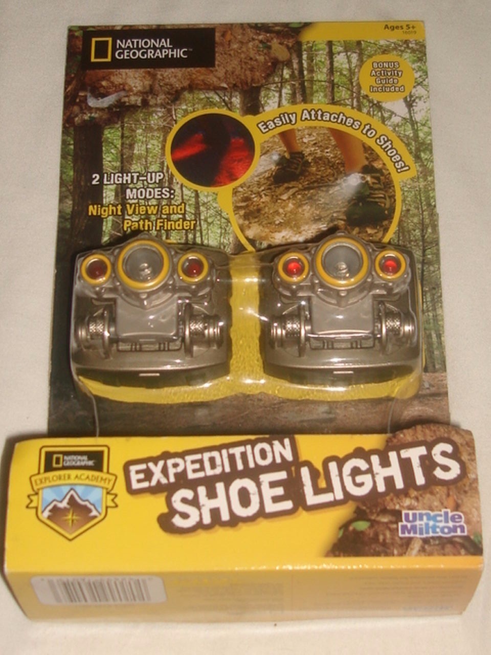 NIB Uncle Milton National Geographic Expedition Shoe Lights