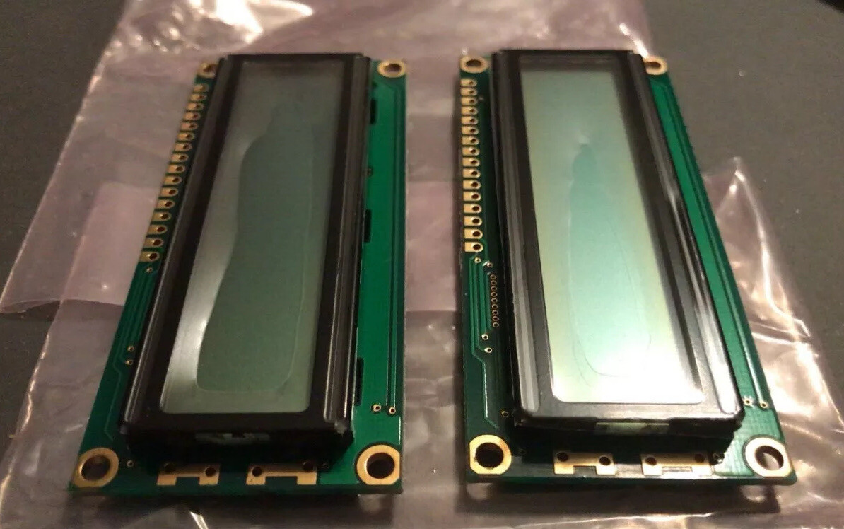 Lot Of 2 LED Display Modules CM182G-SGR2, 3mm.