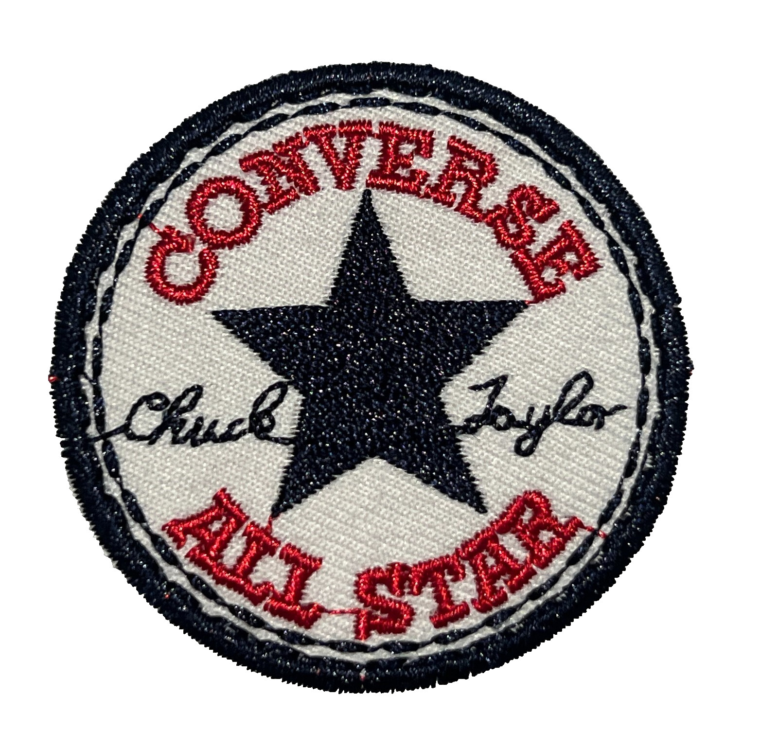 Vintage Chuck Taylor Converse All Star - 2" Embroidered Sew/Iron-On Patch