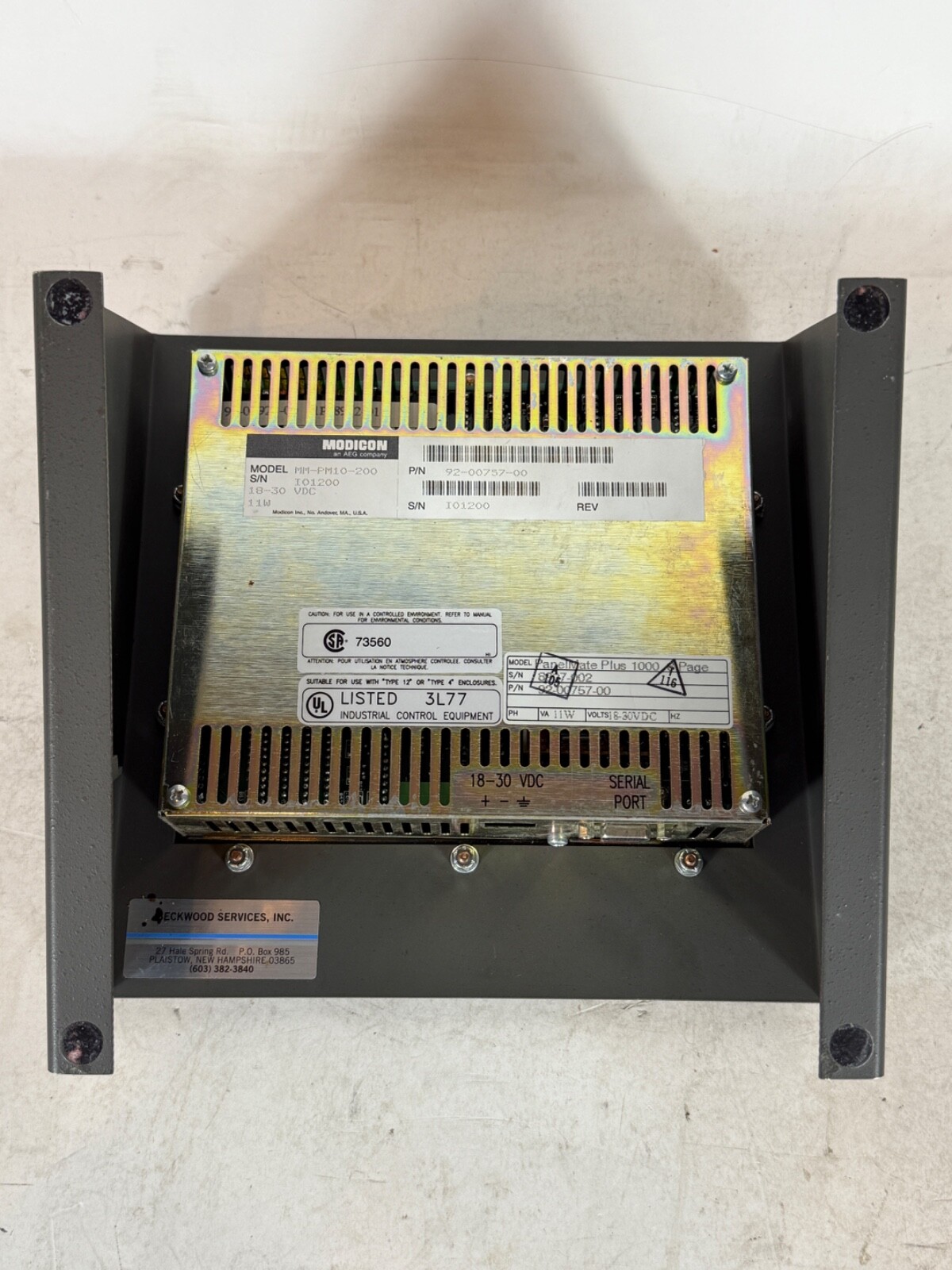 Modicon MM-PM10-200 92-00700 Panel Mate Plus