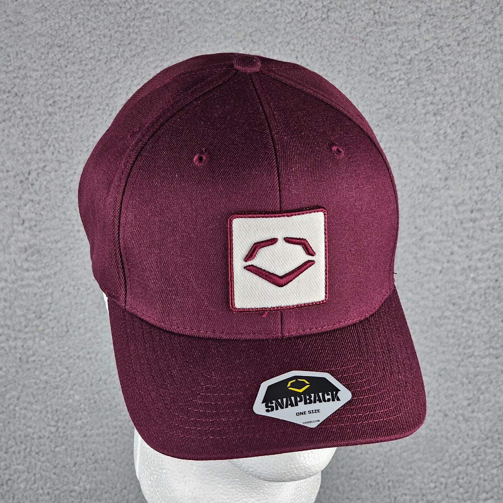 Evoshield Embroidered Cap Hat Maroon FlexFit Snapback OSFA