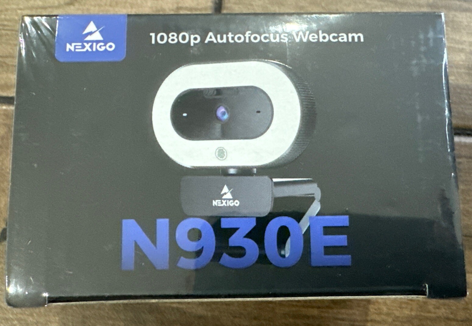NexiGo N930E Webcam Autofocus Camera 1080P for PC Ring Light Privacy Cover Mic