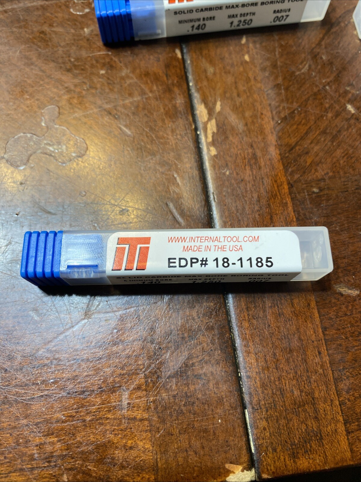 Internal Tool .140" Min Bore Solid Carbide Boring Bar, Max-Bore 18-1185  (D3)