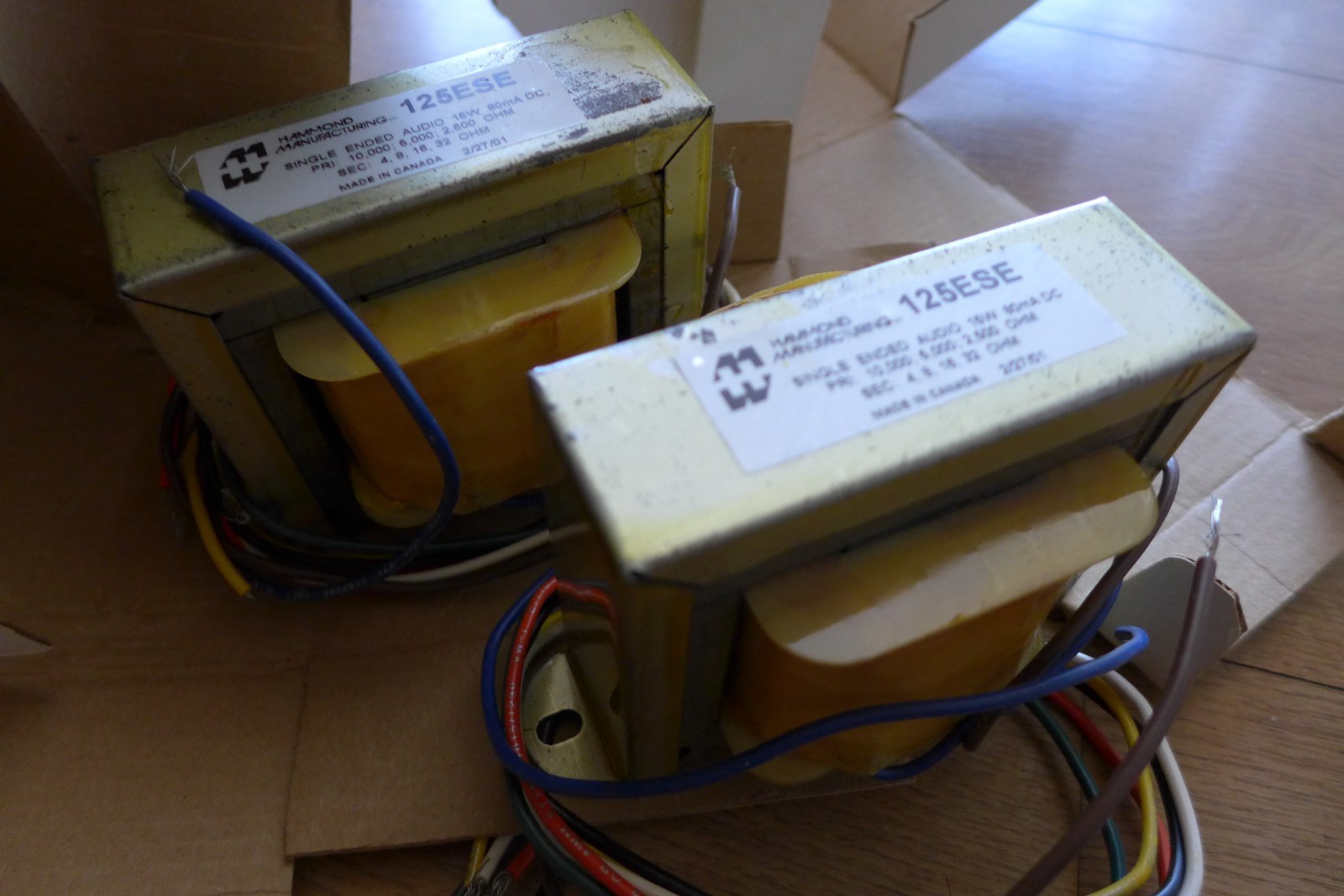 Hammond 125ESE Single Ended output transformer (Pair)