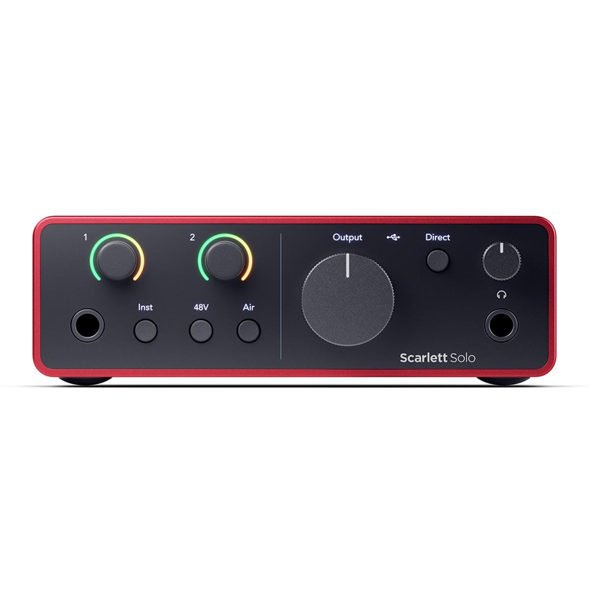 Focusrite Scarlett Solo 4th Gen USB Audio Interface & Software, Bundle with Clos