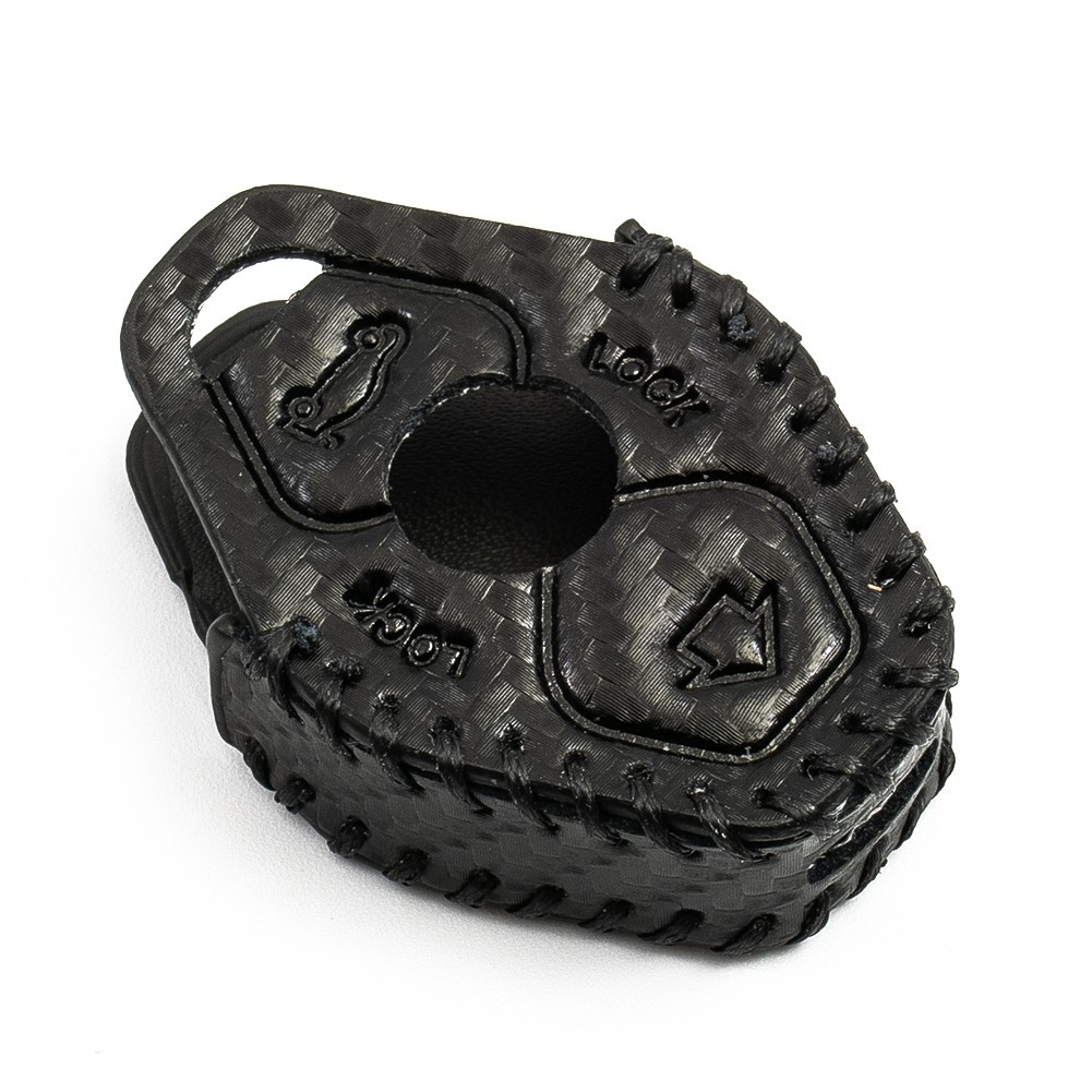 Carbon Leather Car Key Case For M3 E38 for e39 E53 E60 E61 E83 E85 E86 Black