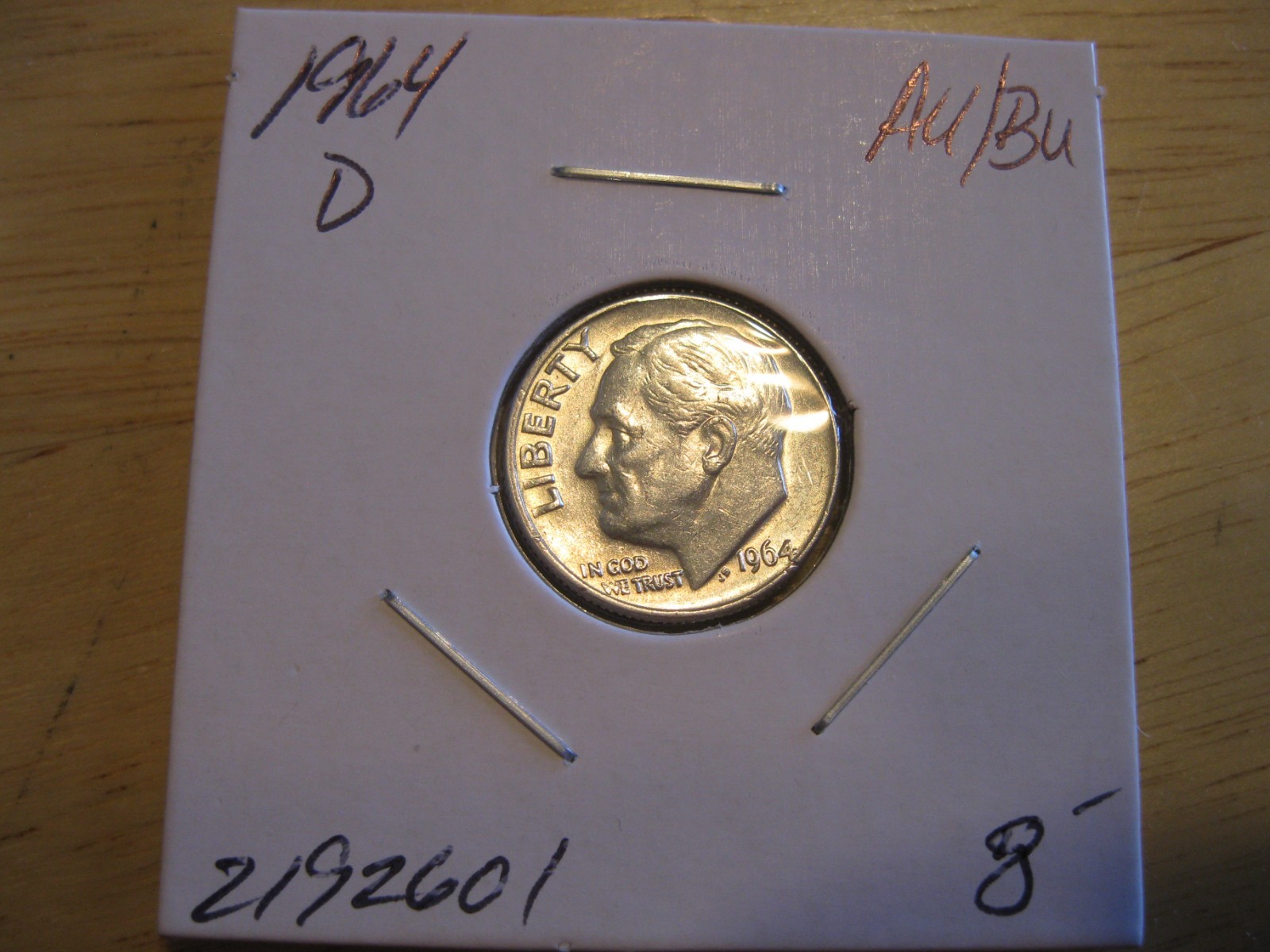 1964 D Roosevelt Dime AU/ BU! #2192601