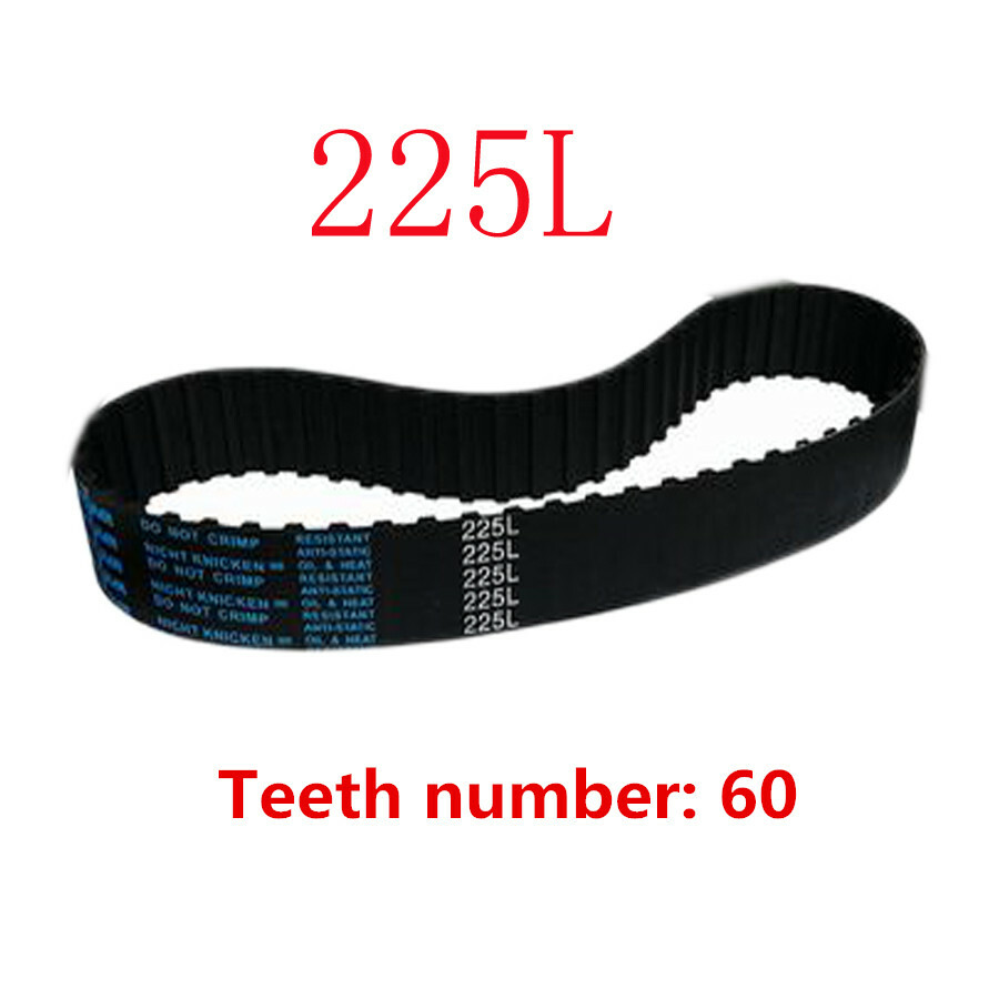 1x  Milling Machine 225L Belt Gear Inner 60 Teeth Vertical Mill Belt