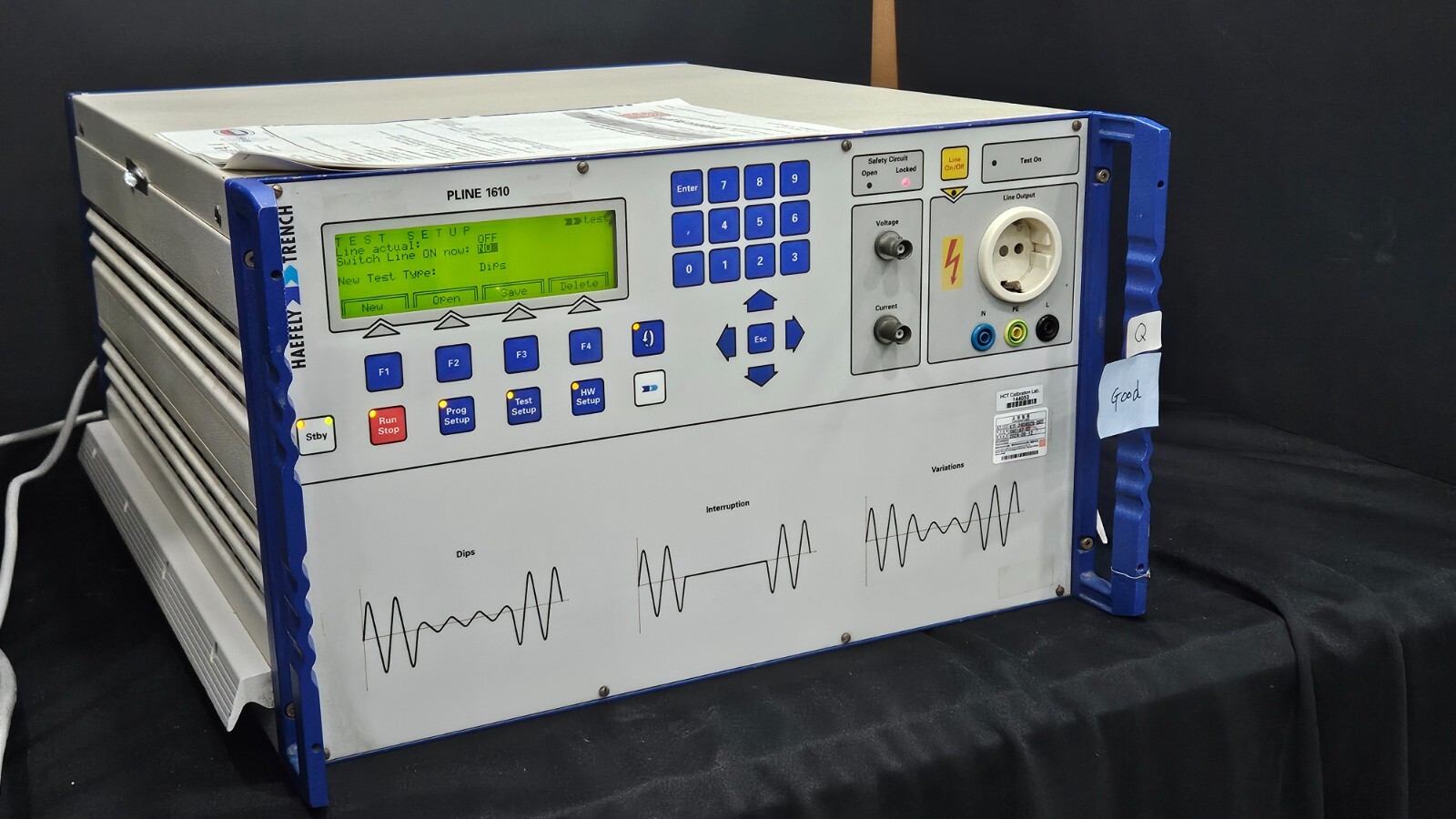 HAEFELY PLINE1610 (Interrupt Tester)
