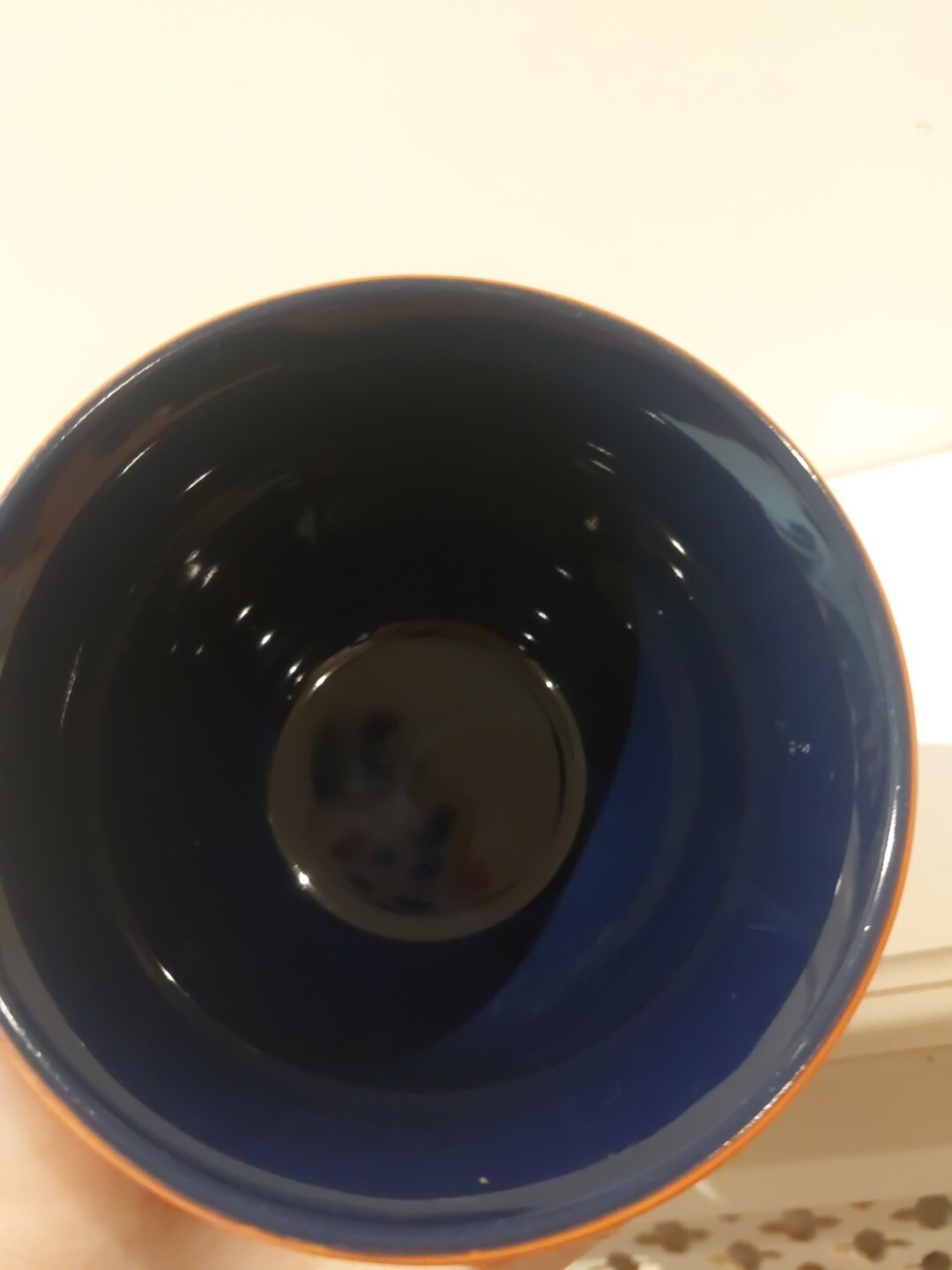 Disney Store Authentic Stitch Orange/Blue Coffee Mug