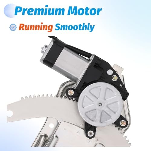 Front Left Driver Side Power Window Regulator with Motor Compatible with Ford