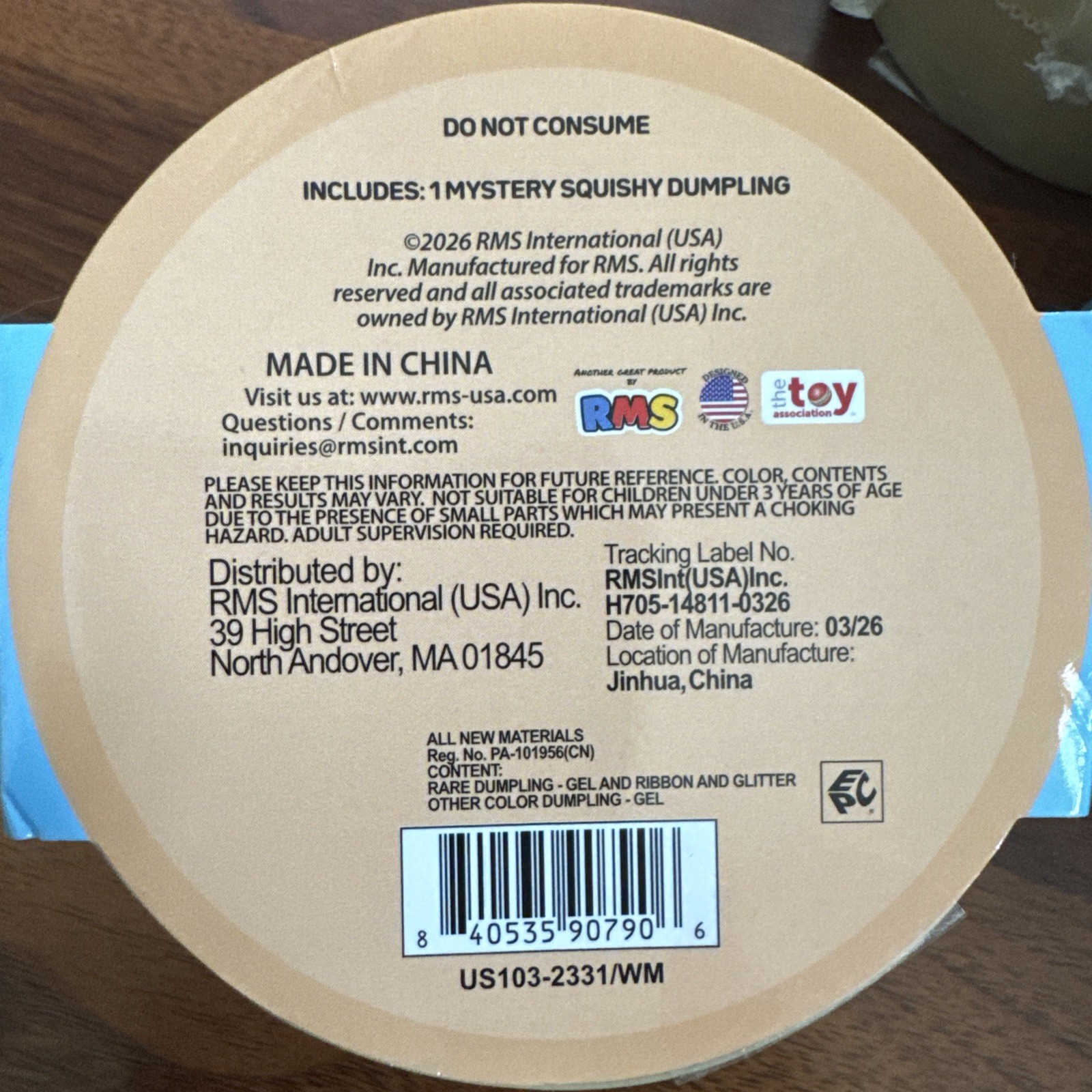 Authentic RMS DUMPLING VIRAL Mystery Dumpling Rare Ruby Edition Squishy TOY NEW