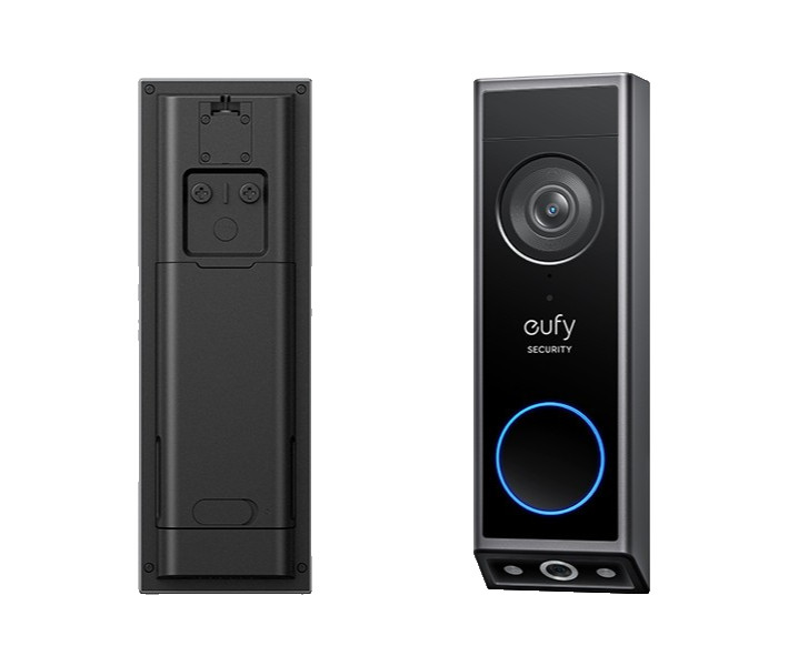 eufy E340 Wireless Video Doorbell Security Dual Camera with Extra Battery New