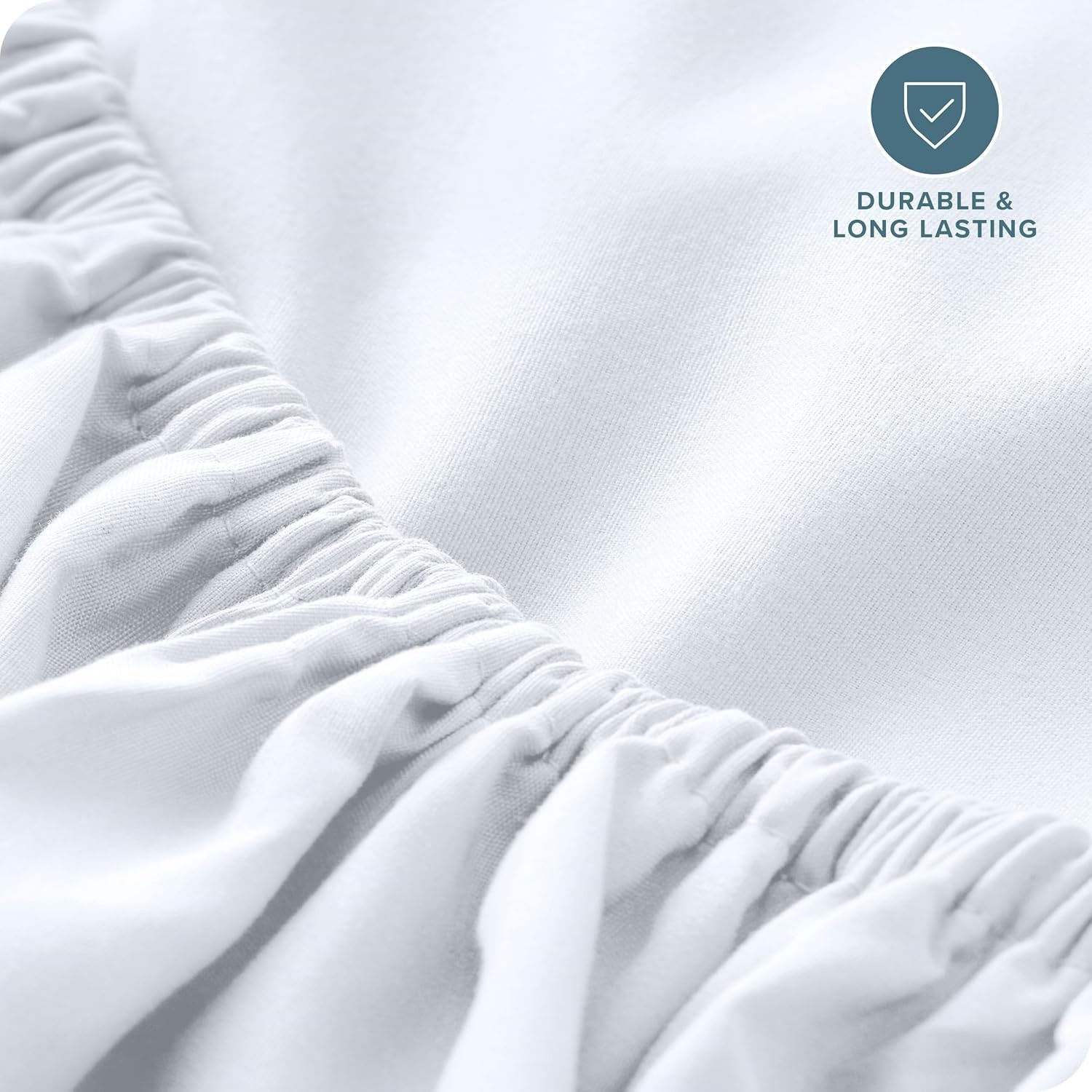 Fitted Bottom Sheet Queen Size - Premium 1800 Microfiber - Ultra-Soft Hotel