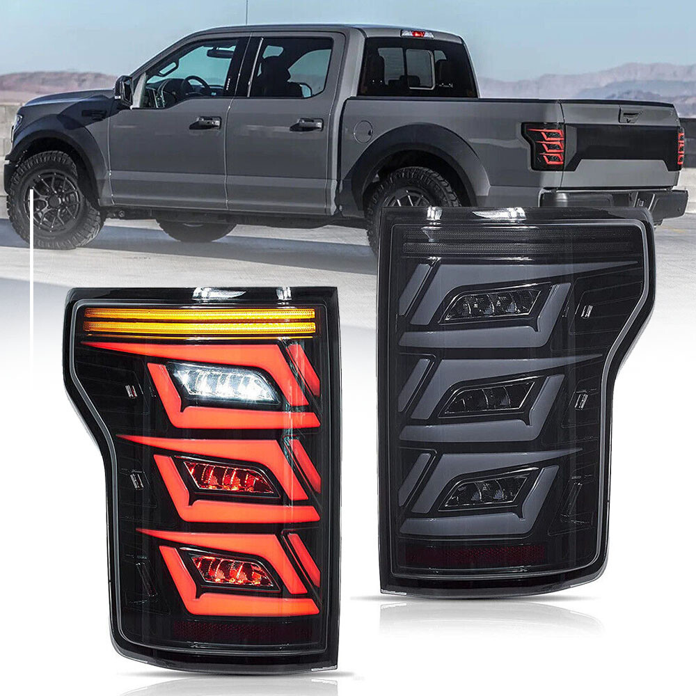 For 2015-20 Ford F150 Start-up Animation Rear Lamps Assembly LED Tail Lights US