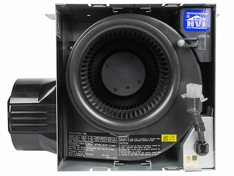Delta BreezIntegrity 100 CFM Exhaust Bath Fan/Edge-lit Dimmable LED Ligh