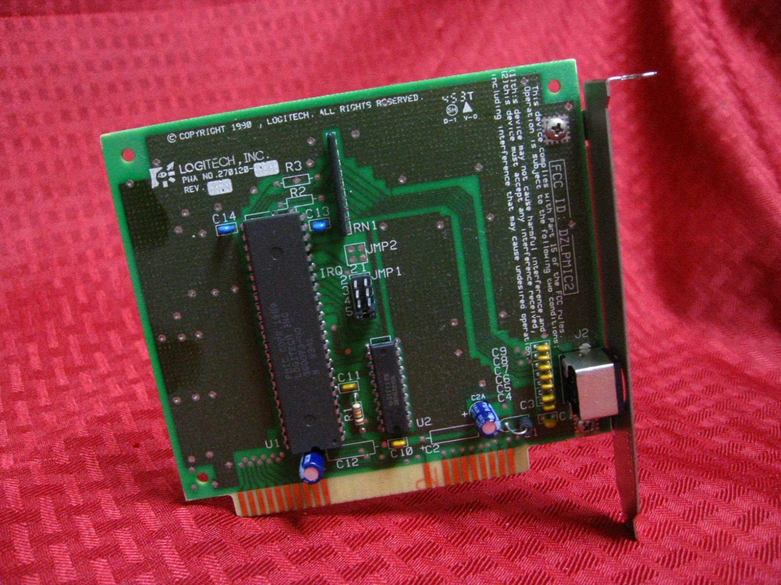 Logitech Inc 270120 DZLPMIC2 ISA 8 Bit Mouse Adapter Board