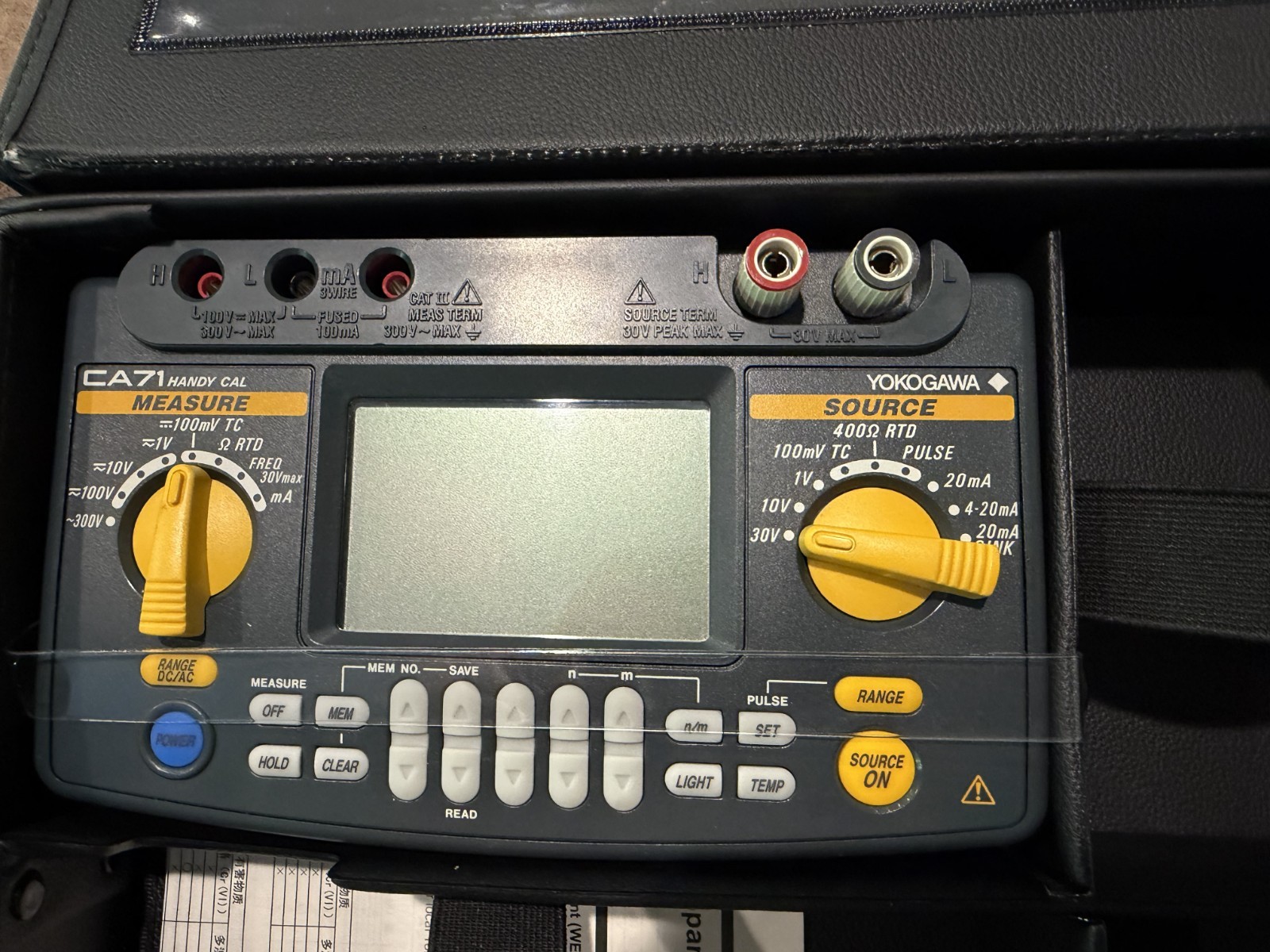 Yokogawa CA71 Handy Cal Multifunction Calibrator Excellent Condition
