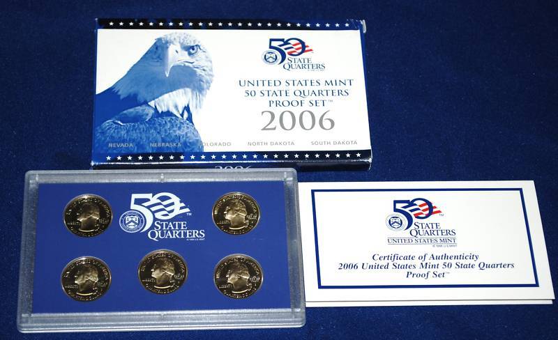 2006 QUARTER Proof Set in original BLUE box