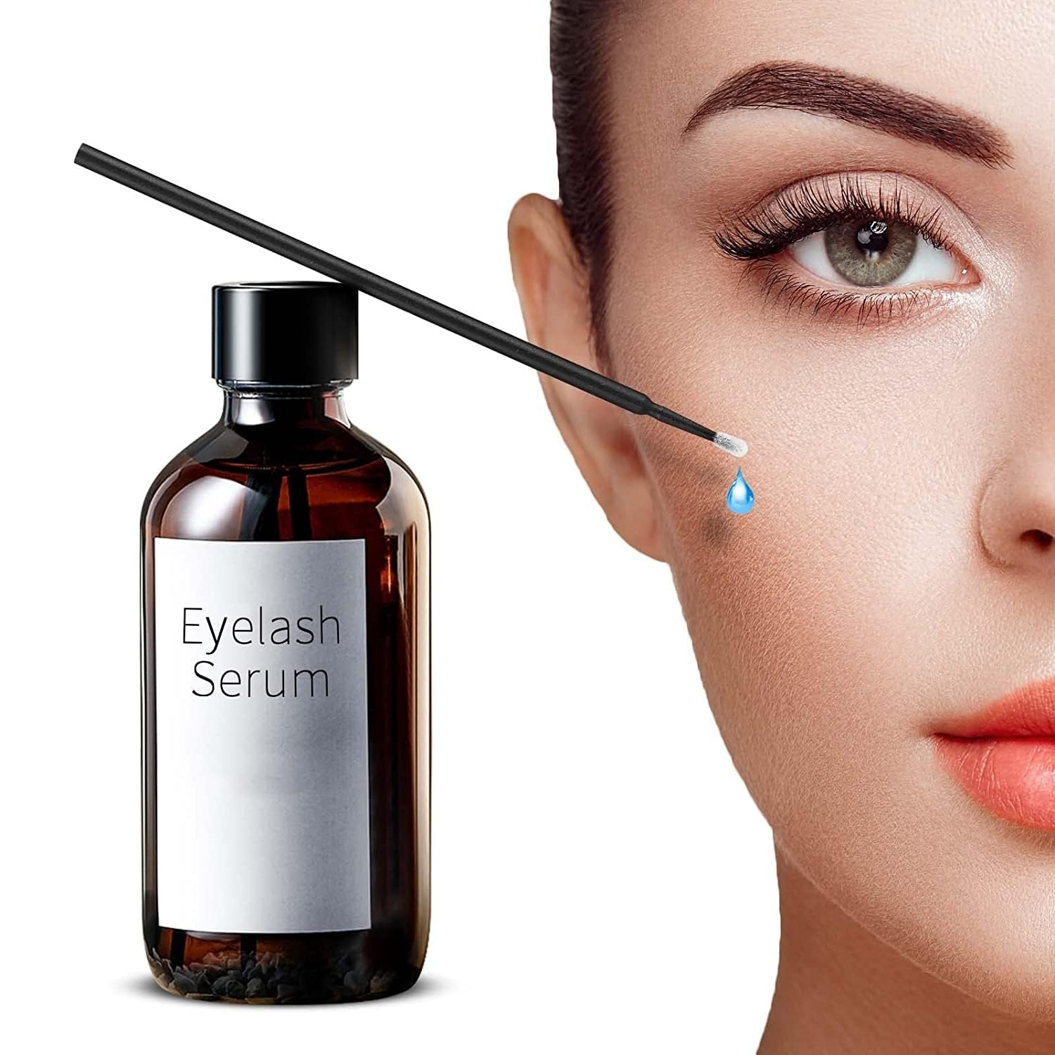 500PCS Disposable Micro Swabs for Eyelash Extension, Micro Applicators Eyelash S