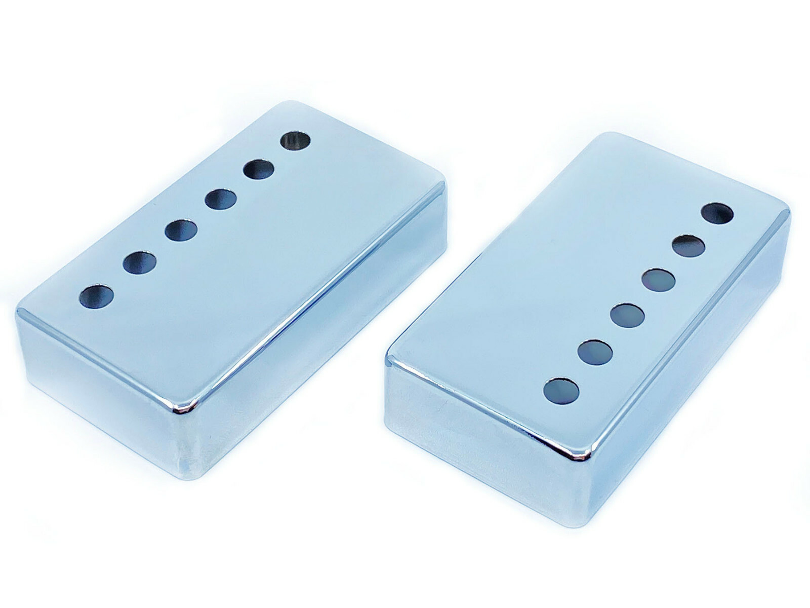 Allparts PC-0300-010 Pickup Cover Set of 2 for Humbucker - Chrome - Made in USA