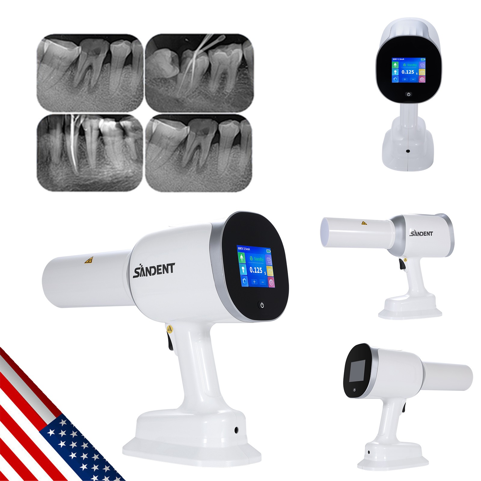 Dental X Portable Ray Digital Machine Rayos +Scatter Shield Ring
