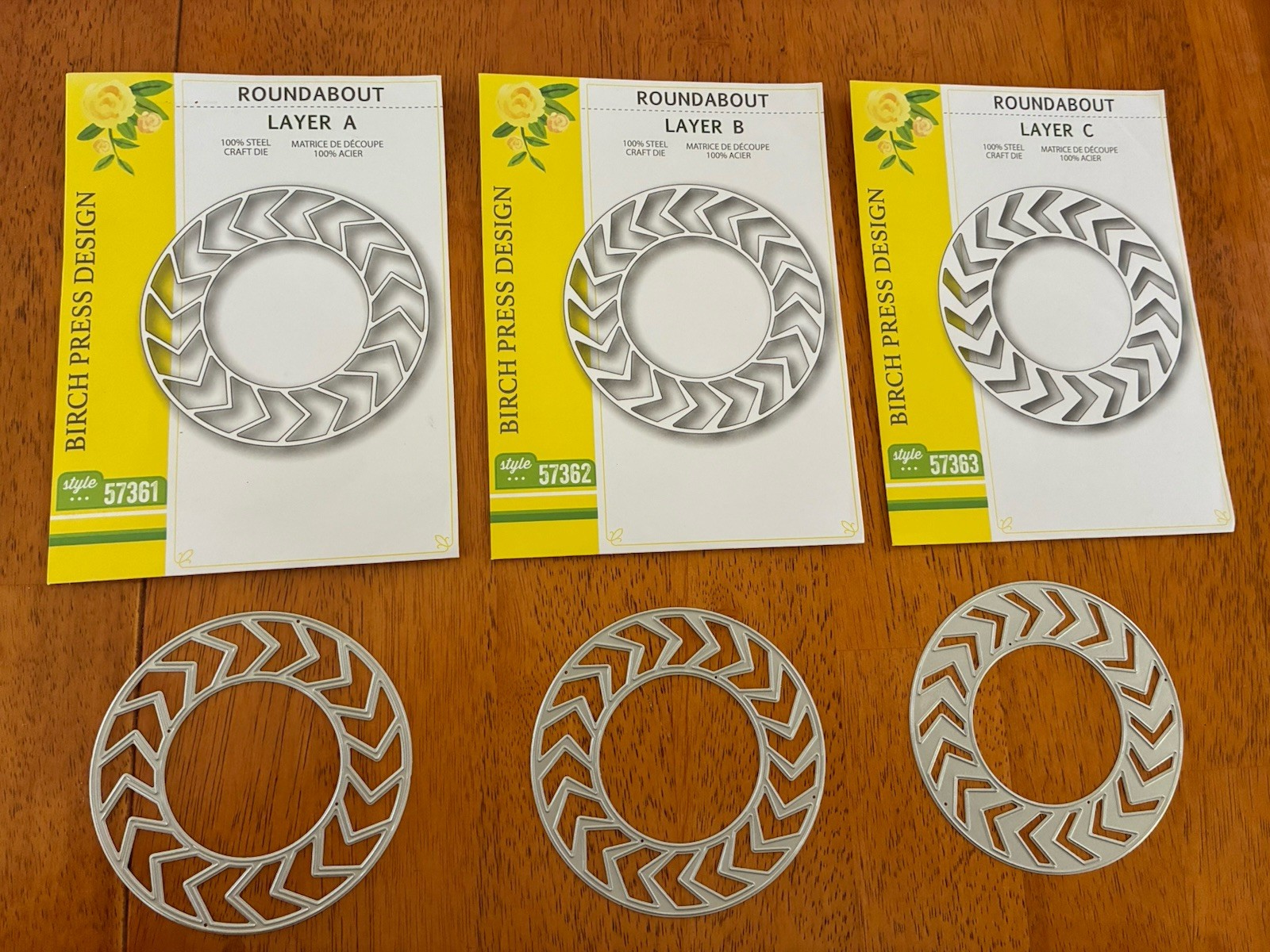 Birch Press Design Roundabout Layer 3-piece Die Set