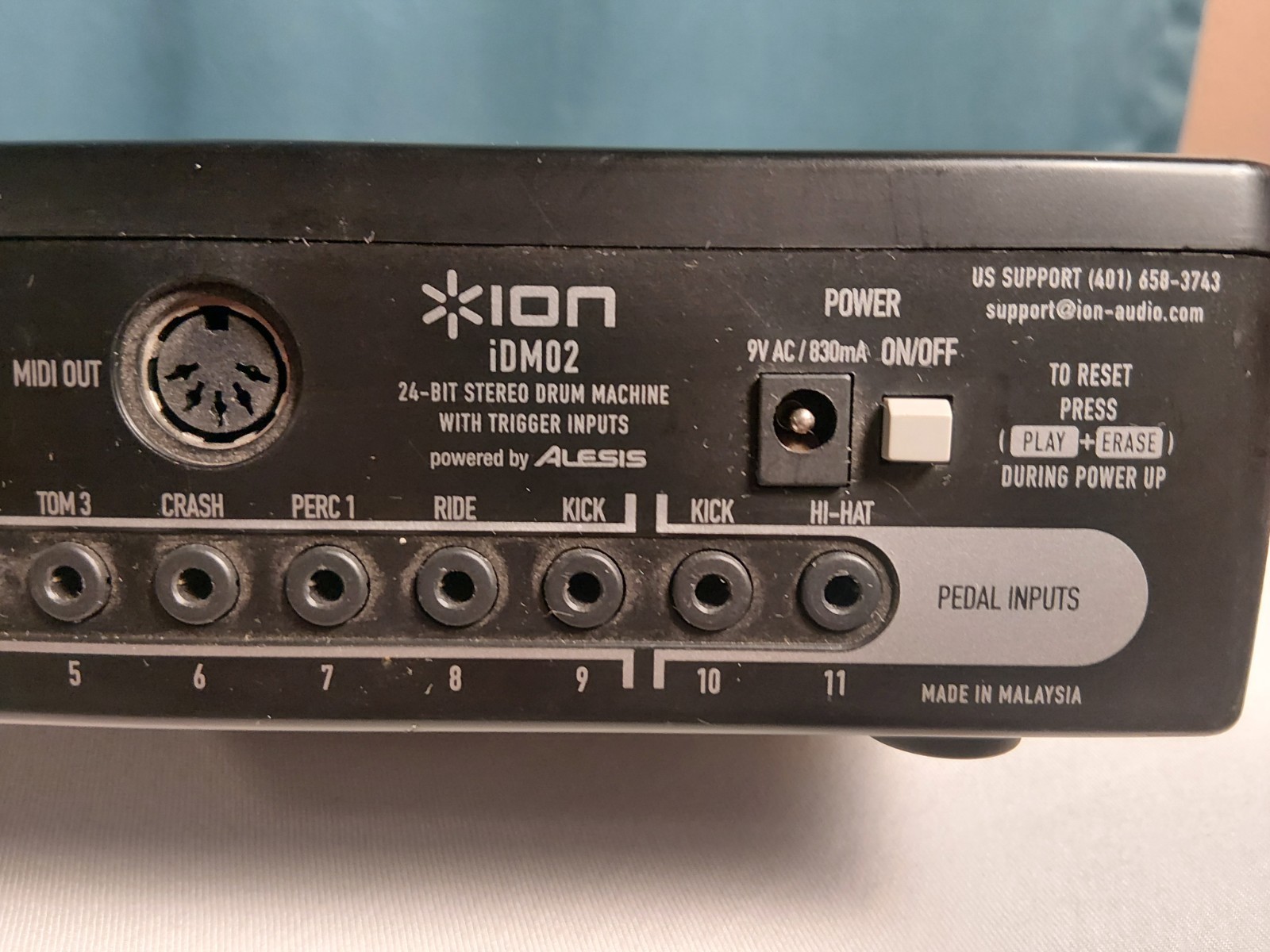ION IDM02 Drum Machine Module Only- 24 Bit Stereo USED. NO POWER ADAPTER .
