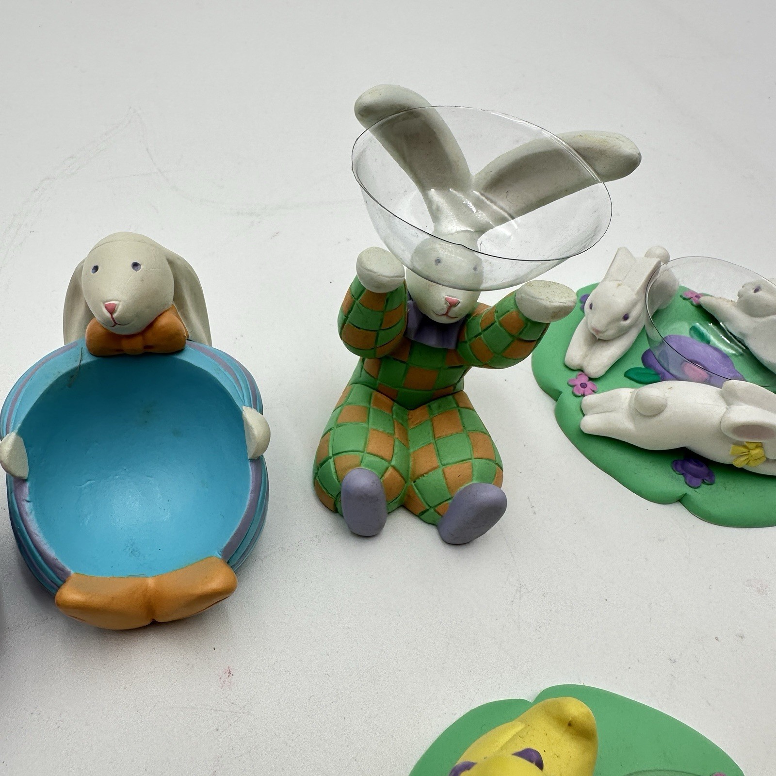 Avon Easter Collection Bunny Egg Holders Set of 7