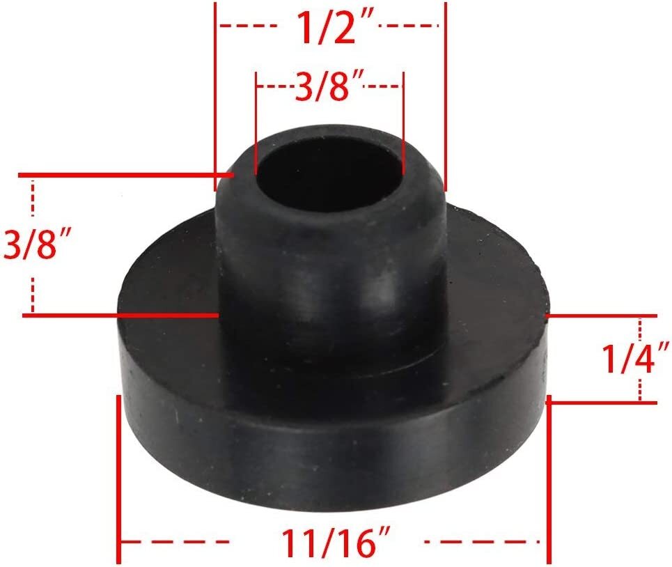10 Pack Universal Gas Fuel Tank Grommet Bushings Tractor Lawn Mower Generator