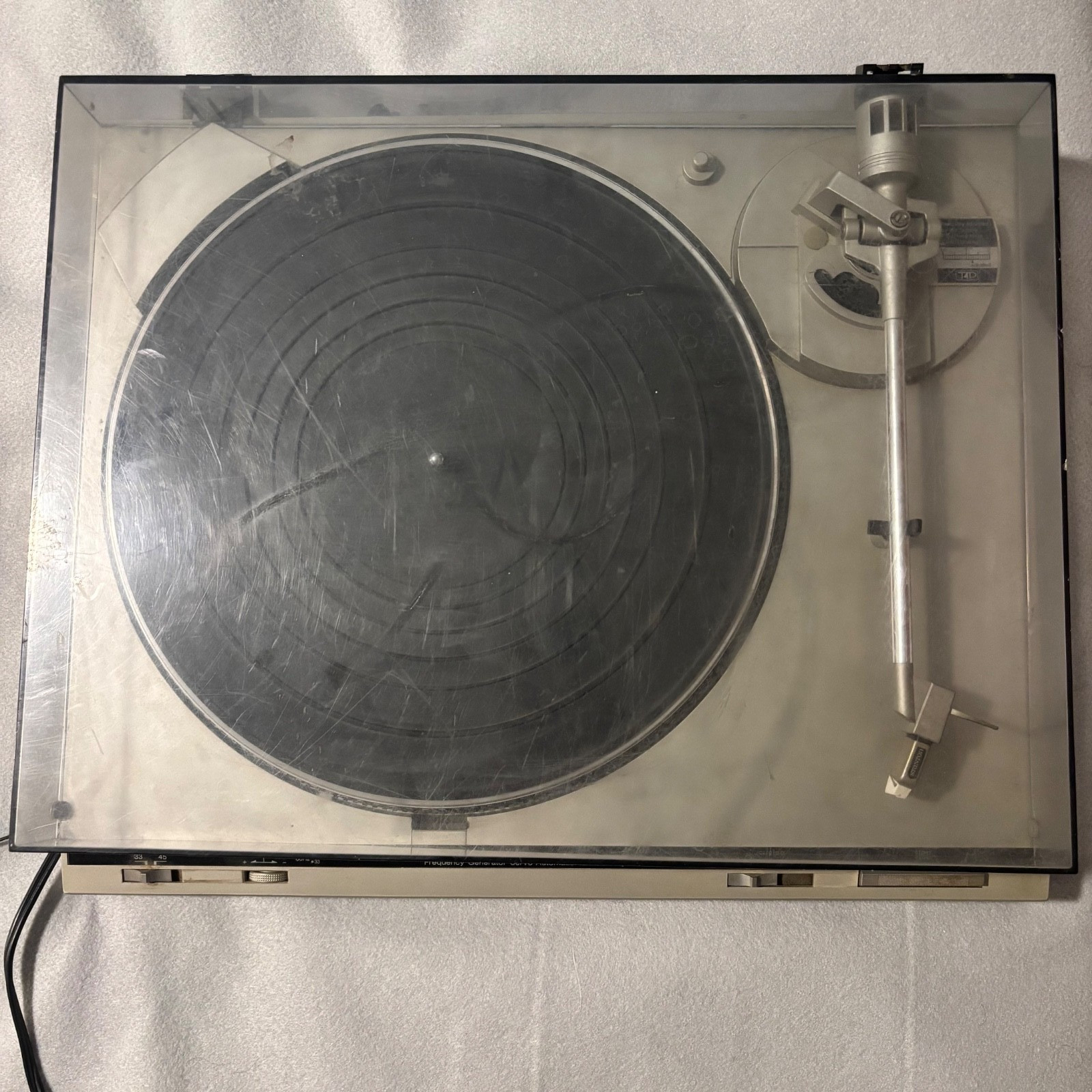 Technics SL-B200 Turntable Working