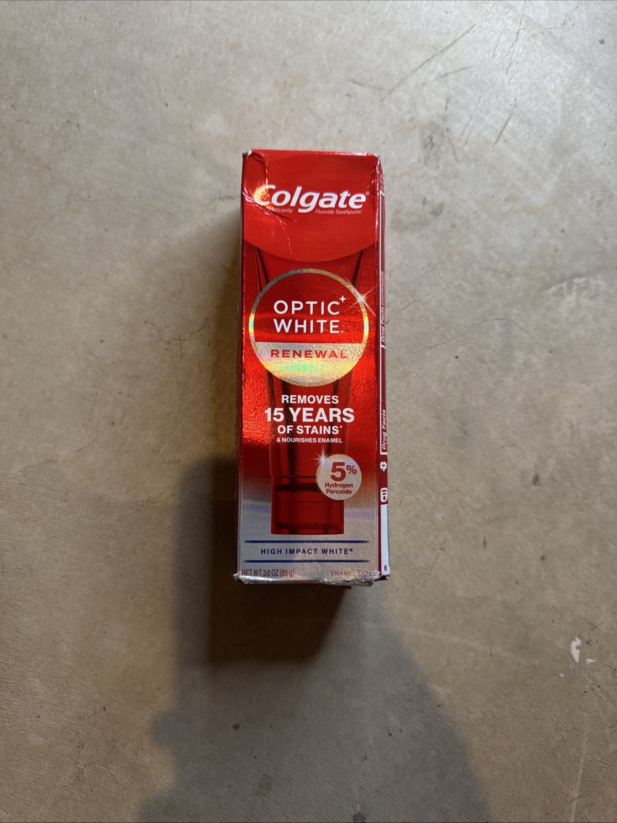 Colgate Optic White Renewal High Impact White Toothpaste 5% HP, Exp 03/27, NEW