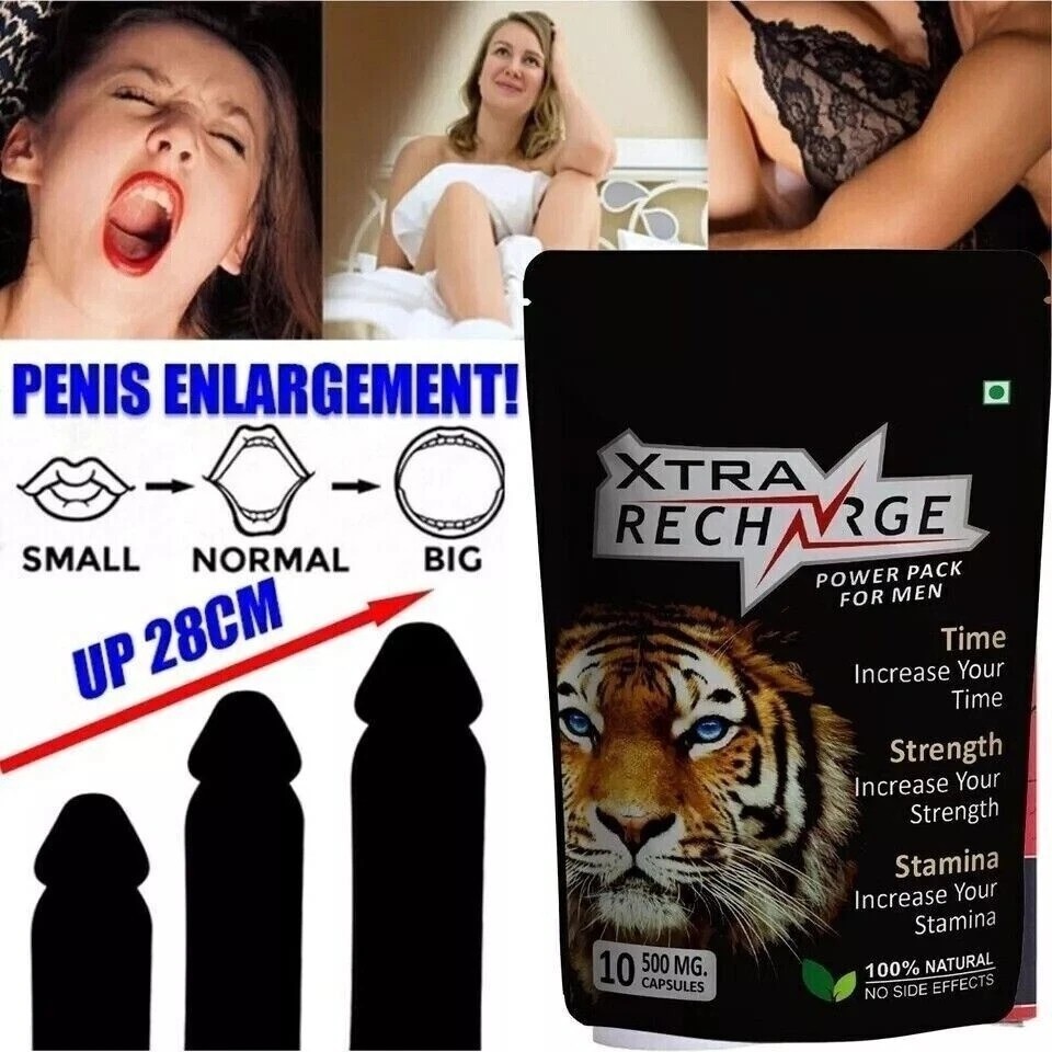 Male Enhancement Sex Pills Drive Power Stamina Rock Hard Performance - 10 pills