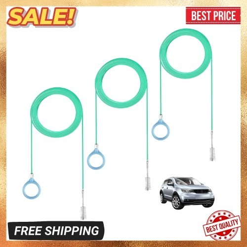 3 Pcs Auto Sunroof Drain Cleaning Tool, 120 Inch Long Flexible Tube Cleaning Bru