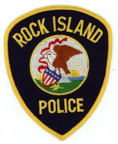 ILLINOIS IL ROCK ISLAND POLICE NICE SHOULDER PATCH SHERIFF