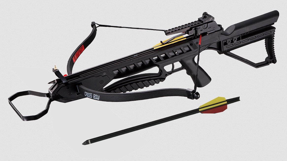 175Lbs RipClaw MK-XB21BK Recurve Crossbow Kit 245 FPS w/ 2 Arrows Stringer Wax P