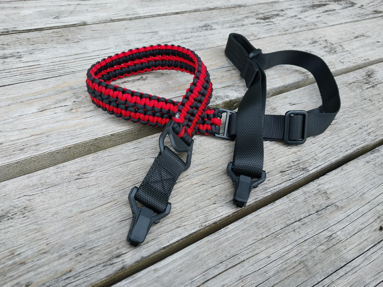 1 And 2 Point Paracord Rifle Sling Tactical Gun Sling Adjustable HANDMADE IN USA