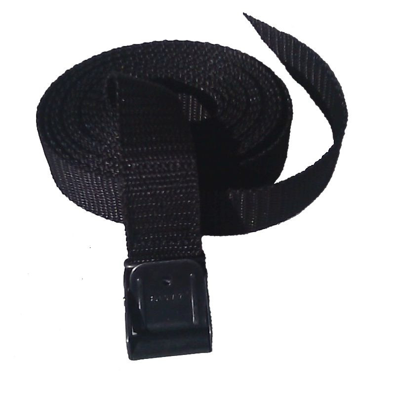 2 QTY - Transport Straps/Tie Downs - 12' x 1" - Load/Strength 300/900 lb - Black