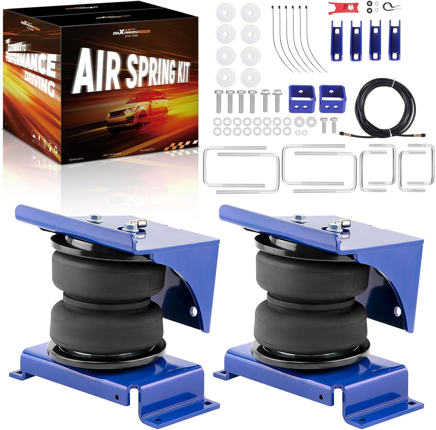 5000LB Rear Air Suspension Bag Kit for Ford F250 F350 Super Duty 2WD 4WD 05-10
