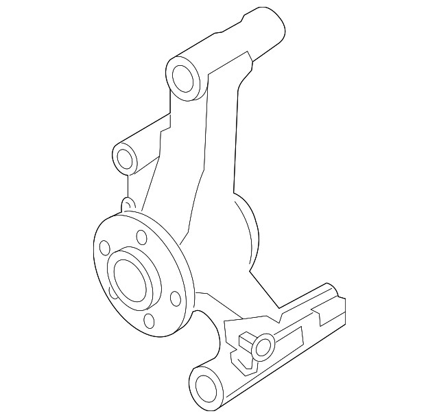 Genuine Nissan Engine Cooling Fan Pulley Bracket 21046-1PD0A