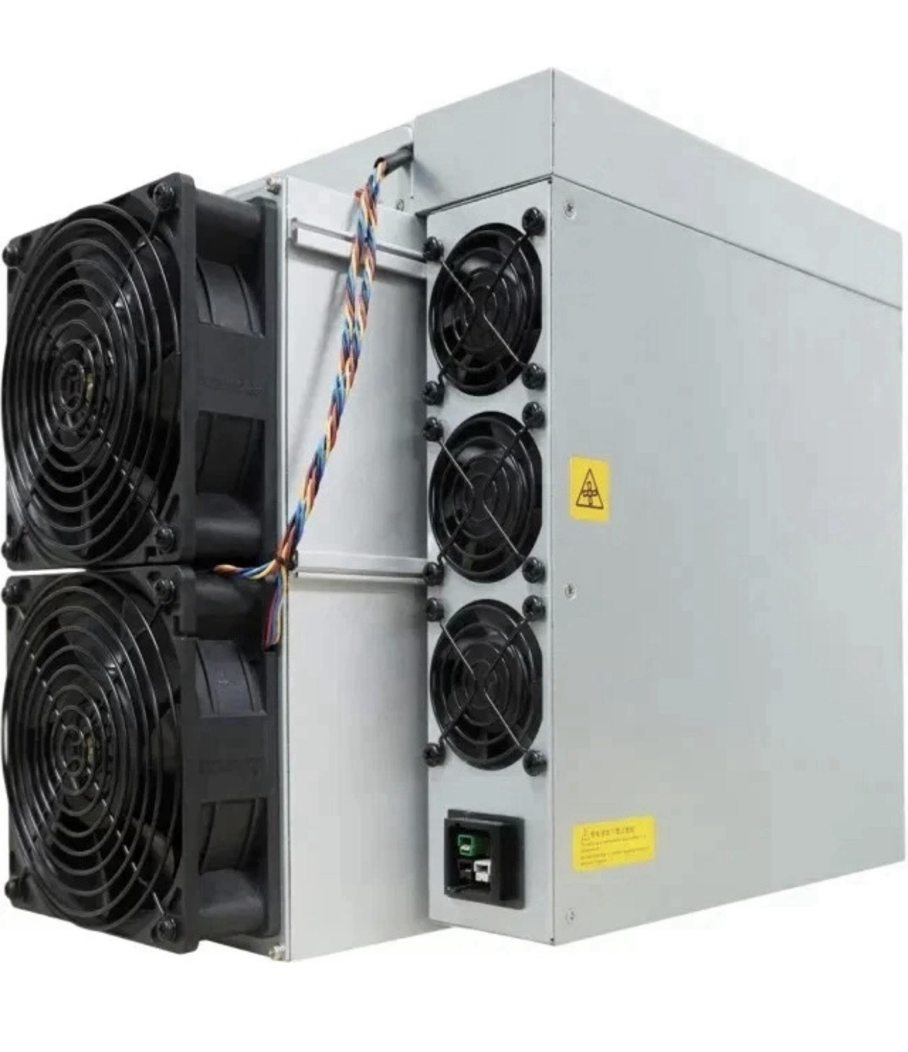 ASIC Cryptocurrency Mining Machine, Silver, Multi Cooling Fans