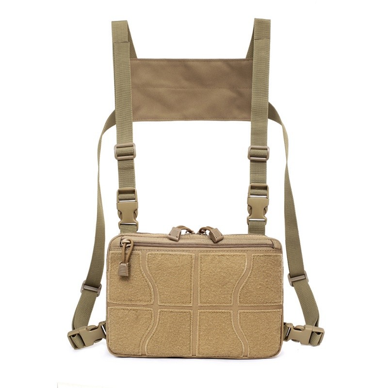 Molle System Tactical Chest Pack for Outdoor EDC Tools Cycling Hiking