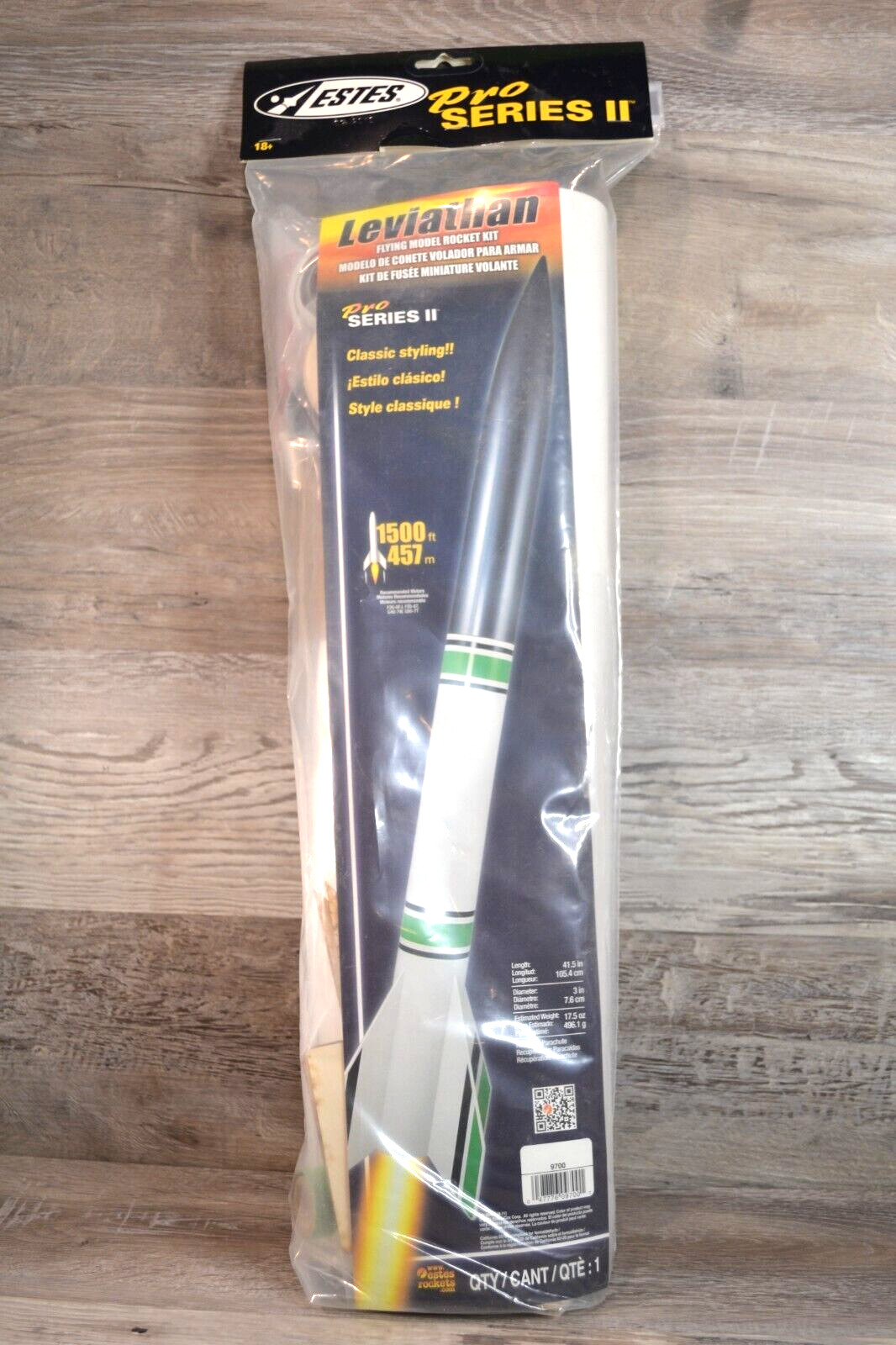 Original Estes Leviathan Pro Series 2 II Model Rocket New in Unopened Package
