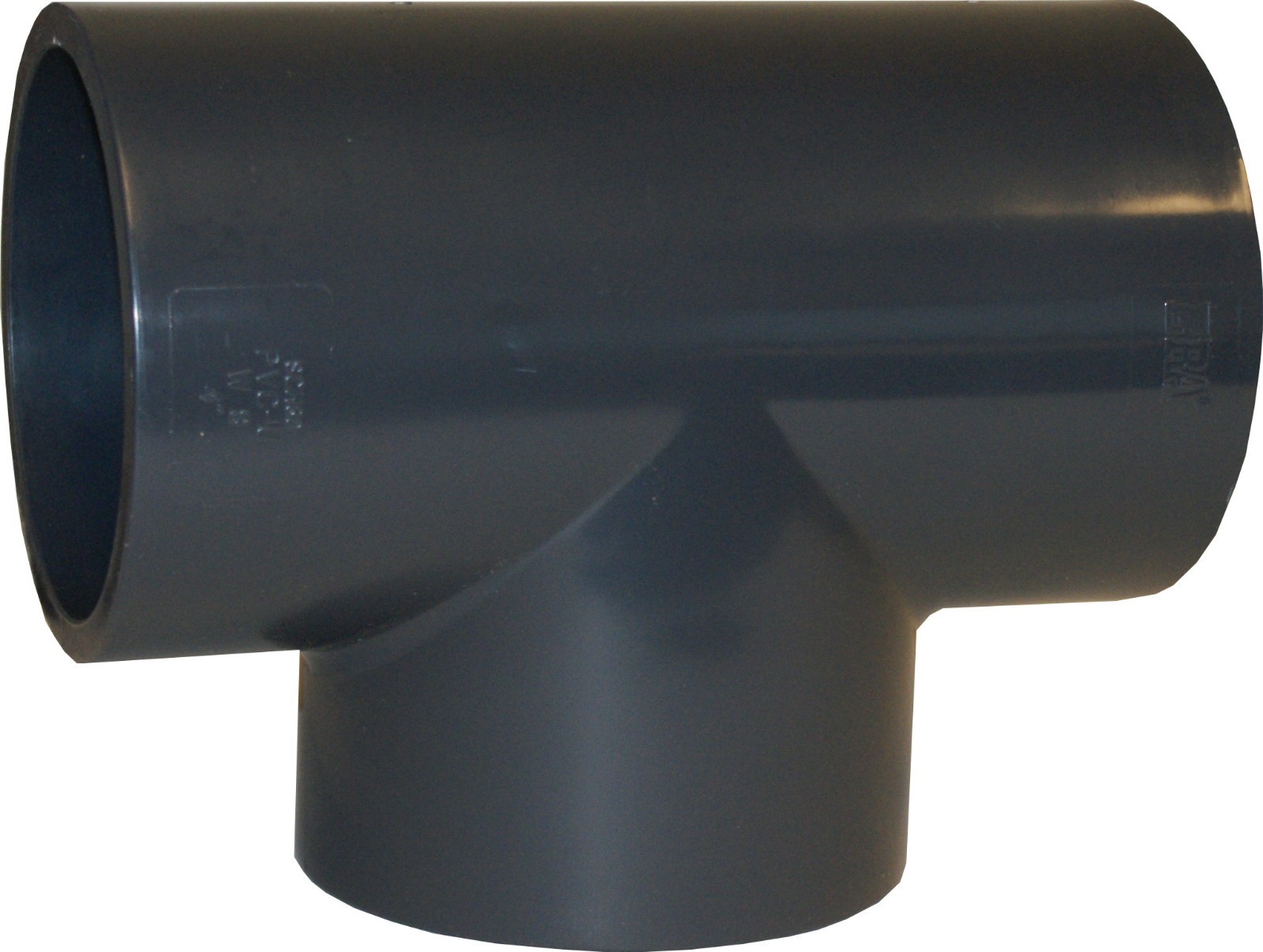 New Lot of 5 PCS Sch 80 PVC 2 Inch Straight Tee Socket Connect New Sch 80 PVC