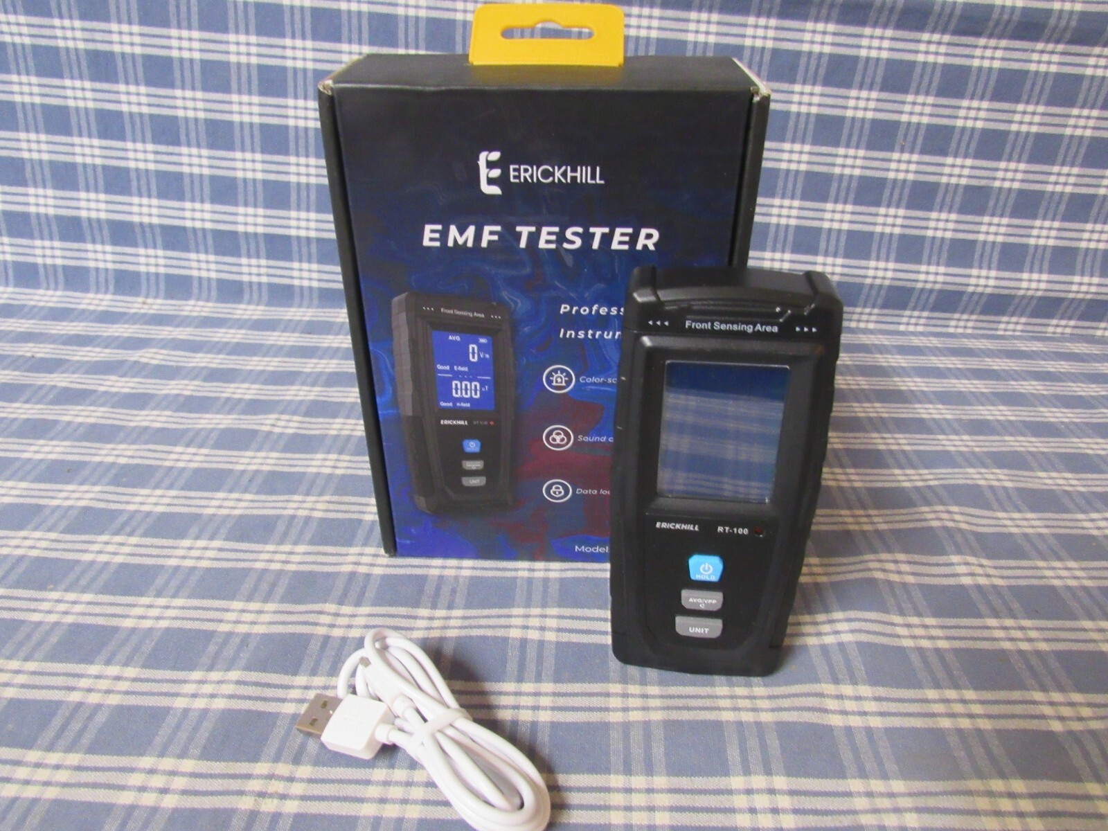 Erickhill EMF Tester Model RT-100 (Open Box Display Unit) FAST FREE SHIPPING.