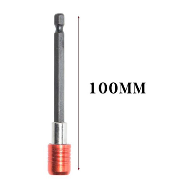 6Pcs 1/4 Hex Shank Quick Release Magnetic Screwdriver Extension Holder Drill Bit