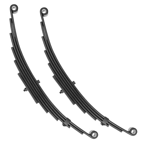 Trailer Leaf Spring 6 Leaf Double Eye 3500 lbs Cap for 7000 lbs Axle Set 2