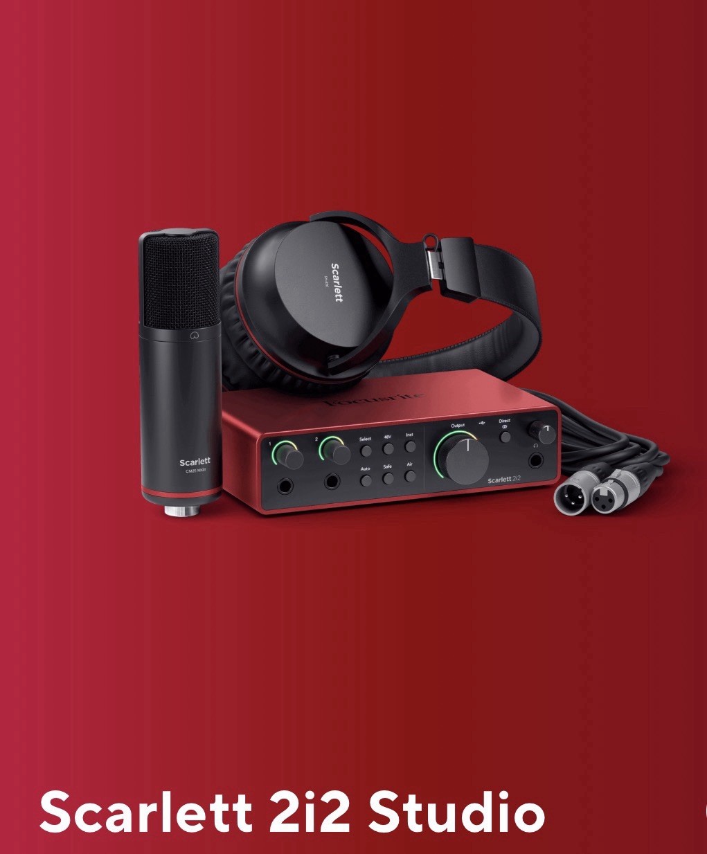 Scarlett 2i2 Studio 4th Generation