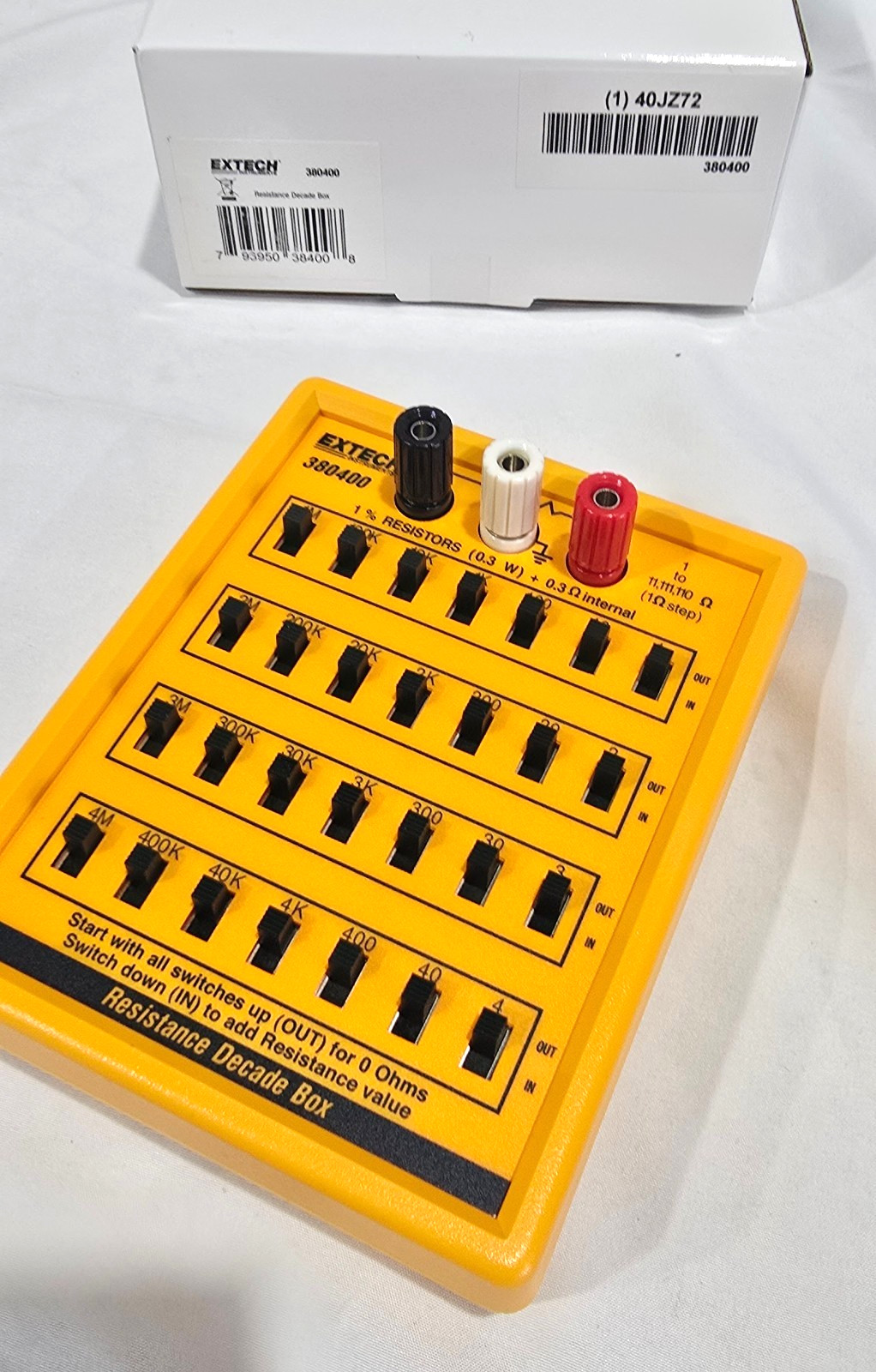 Extech 380400 Resistance Decade Box